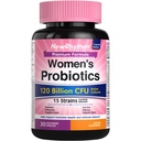 NewRhythm Probiotics for Women 120 Billion CFU, 22-in-1 with Prebiotics, Cranberry, D-Mannose, Grapefruit Seed, Uva Ursi & Hibiscus, pH Balance, Urinary Tract Health, Vegan, Non-GMO, 30 Caps