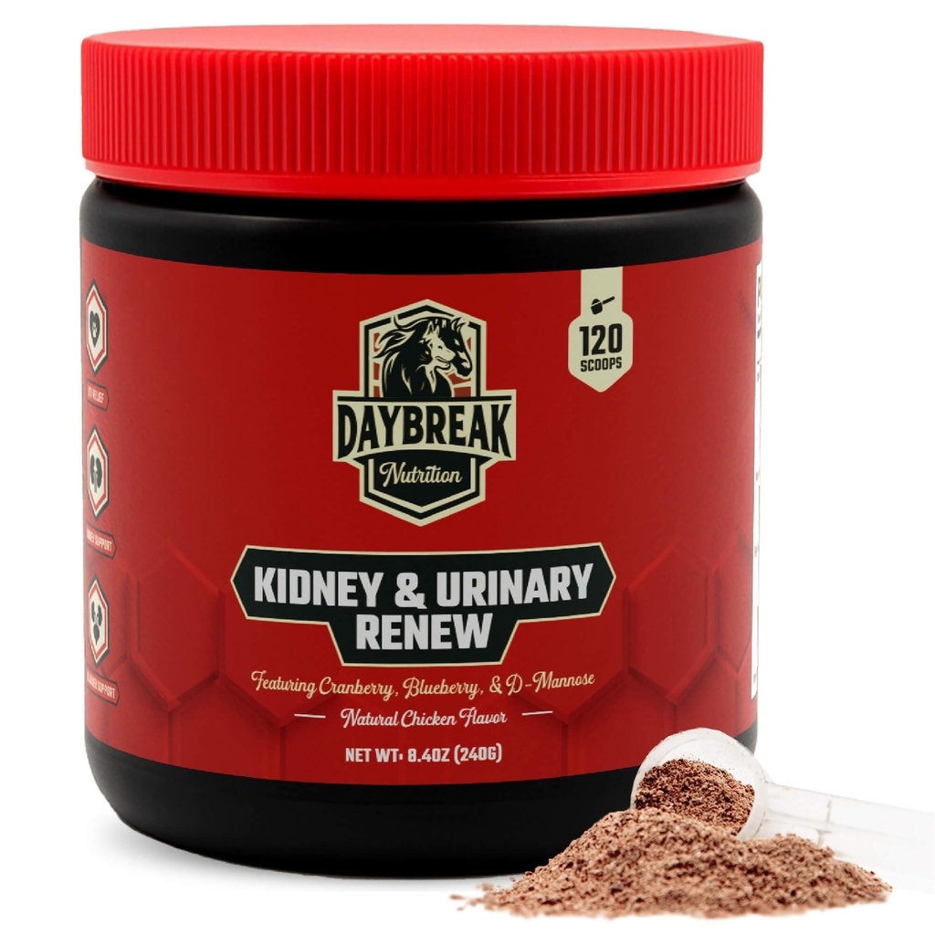 Kidney & Urinary Support for Cats | D-Mannose, Cranberry, Astragalus Powder Supplement, Natural Chicken Flavor