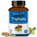 Herb Essential 100% Natural Triphala Tablets 500 mg 60 Tablet Blend of Amla, Haritaki & Bibhitaki, Herbal Supplement, No Added Preservative & GMO, 60 Tablet (Pack of 1)