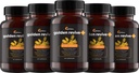 UpWellness Golden Revive + Joint Support Supplement Featuring Turmeric with Black Pepper, Quercetin, and Magnesium- Turmeric Boswellia Supplement - 6 Active Ingredients - 60 Capsules, 5 Pack