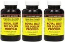 Y.S. Eco Bee Farms, (3 paquets) Royal Jely, Bee Polyen, Propolis, Plus gineseng, 90 Capsules