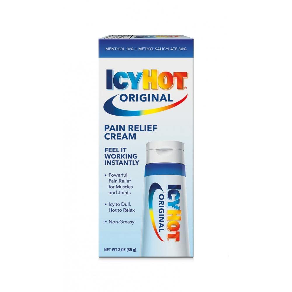 ICY HOT Pain Relieving Cream Extra Strength 3 oz (Packs of 5)