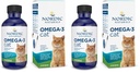 Nordic Naturals Omega-3 Cat, Unflavored - 2 oz - 304 mg Omega-3 Per One mL - Fish Oil for Cats with EPA & DHA - Promotes Heart, Skin, Coat, & Immune Health - Non-GMO (Pack of 2)