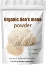 Organik Lion's Mane Mushroom Toz- Lions Mane Mushroom Supplement Extract Toz