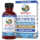MaryRuth's Liquid Nighttime Multimineral Travel Pack, 8 Pack | NO Melatonin, Magnesium Citrate, Calcium, Zinc, Vitamin D3