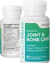 Oxigén Táplálkozás OsteoActions Formula All- Natural Dietary Support for Joints, Bones and Connective Tissue - 60 Count Pill Bottle - Növényi kapszula (Csomagolás május Vary)