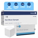 Dynarex Non-Woven Sponges, Non-Sterile, Gauze Sponges, Highly-Absorbent and with Less Linting, 4"x 4", 4 Ply, 1 Case of 2000 (10 Boxes of 200) [Packaging May Vary] | All-Purpose Highly Absorbent Wound Care Gauze Pads - 10 Boxes per Case, 200 Sponges per Box