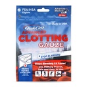 QuikClot Kaolin Clotting Gauze 2', 2 Pack | Stops Bleeding Up to 5X Faster Than Standard Gauze with Kaolin Hemostatic Technology Trusted by Medical Professionals