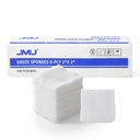 JMU 200 Woven Gauze Sponges 2x2, 8-Ply Non-Sterile Guaze Pads | 100% Cotton Dental Pads
