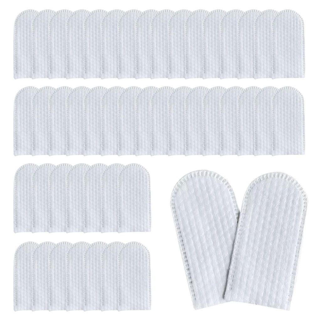 200 PCS Cotton Finger Cots Gauze Sleeve, Breathable, Sweat Resistant, and Wear-Resistant Ear Cleaning Pads Finger Wipes for Dogs Ears, Fingernail Cover for Loss Nail