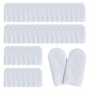 200 PCS Cotton Finger Cots Gauze Sleeve, Breathable, Sweat Resistant, and Wear-Resistant Ear Cleaning Pads Finger Wipes for Dogs Ears, Fingernail Cover for Loss Nail