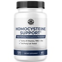 Homocysteine Support with Methylfolate, Methyl B12 & TMG, 120ct | Supports Healthy Methylation, Mood, & Brain Function - MTHFR Supplement with Trimethylglycine - 3rd Party Lab Tested