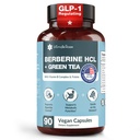 Natural Weight Management with Berberine HCL & Green Tea Extract – Appetite & Craving Control – Metabolism Booster – 90 Capsules