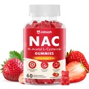 NAC Supplement for Kids & Adults, Nac Gummies 1000mg N Acetyl Cysteine Supplement with Selenium, Support Antioxidants, Lung & Liver Health & Immune System, Sugar-Free, Strawberry Flavor, 60 Count