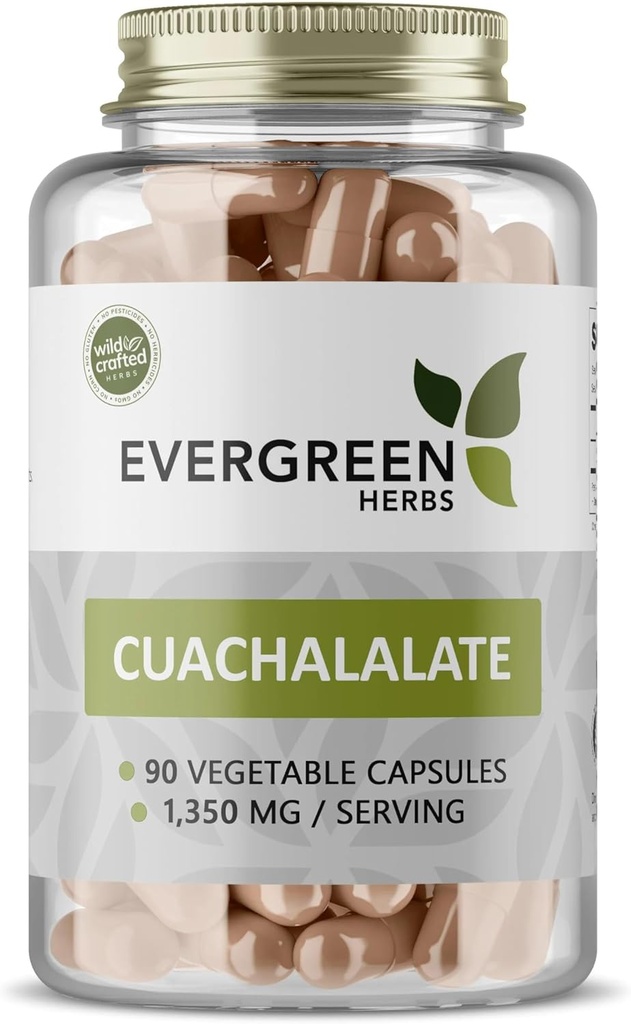 Evergreen Kruiden Cuachalalate Herb (Amphipetyglum Adstrings) - Hersluitbare Stand Up Pouch om te zorgen voor versheid! (Kapsules)