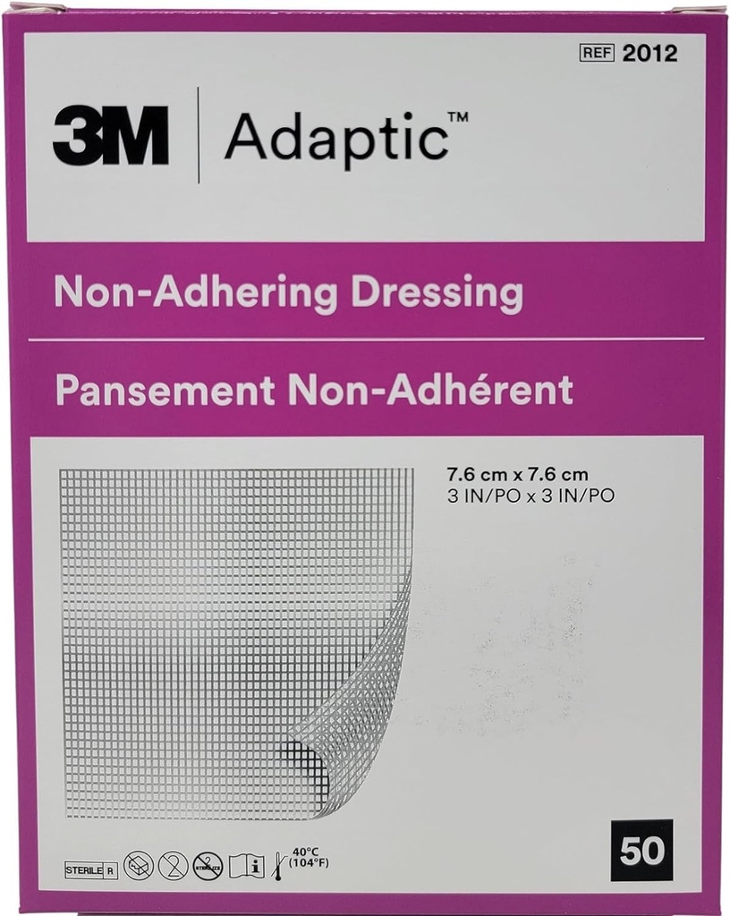 Adaptic Non-Adherent Dressing 3" x 3" (Box of 50)