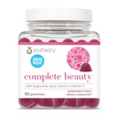 Youtheory Complete Beauty Gummies, Watermelon Flavor, Featuring hyaluronic Acid, biotin & Vitamin C, 60 Vegetarian Gummies