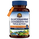 Vitalitown Glucosamine Chondroitin MSM | Collagen, Boswellia, Turmeric, Hyaluronic Acid, Bromelain | Triple Action+ Formula | 12 Ingredients | 240 Tablets, No Shellfish