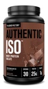 Jacked Factory Authentic ISO Whey Protein Isolate Powder - Low Carb, Non-GMO Muscle Building Protein w/No Fillers, Post Workout Recovery - 30 Servings, Chocolate