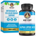 Gamle Bliss Alpha Lipoic Acid Supplement, Antioksidant og energi støtte, ALA Supplement med bioperin, Ingen Gluten og soya, 600 mg per servering, 60 Vegan Kapsler