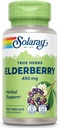SOLARAY Elderberry Berry & Flower 450mg NRG 124; Support for General Wellbeing during Cold Months