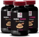 Herbal Support - MUIRA PUAMA BARK EXTRACT - Energy Synergy, Endurance Lift, Plant-Based Revive, Energizing Blend, Daily Recharge, Focus Power, Lifestyle Activation 3 Bottles 180 Capsules