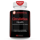 Blood Circulation Health Supplement for Vein Health & Artery Health - L-Arginine, Ginger Root, Hawthorn & Diosmin Cardiovascular Supplement - Natural Circulation Supplements - 90 Capsules by Neonutrix