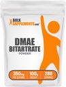 BulkSupplements.com DMAE Bitartrate Powder - Dimethylaminoethanol Bitartrate, DMAE Supplement - Unflavored & Gluten Free, 350mg per Serving, 100g (3.5 oz) (Pack of 1)