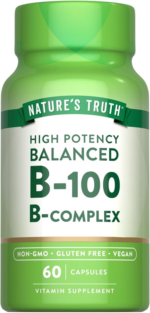 Nature's Truth Vitamin B Complex  по 60 капсули с висока плътност B- 100  пот