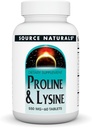 Fonte Naturals L-Proline & L-Lysine, 550mg - 60 Comprimidos