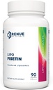 Renue by Science Fisetin □ 90 Suplementos de Fisetina Lipossômicos - 150mg Fisetina por Serviço