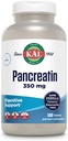 KAL Pancreatin 350mg, 여성과 남성을 위한 소화 효소, 소화 건강 지원을 위한 Pancreatic 효소, 글루텐 자유로운, 비 GMO, 급속한 분해, 60 일 보장, 500의 서빙, 500의 정제