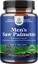 Natures Craft Saw Palmetto pro muže s Beta Sitosterol - Saw Palmetto Extract Prostate Health Supplement pro muže Kontrola močového měchýře a podpora prostaty - Obnova vlasů Dodatek