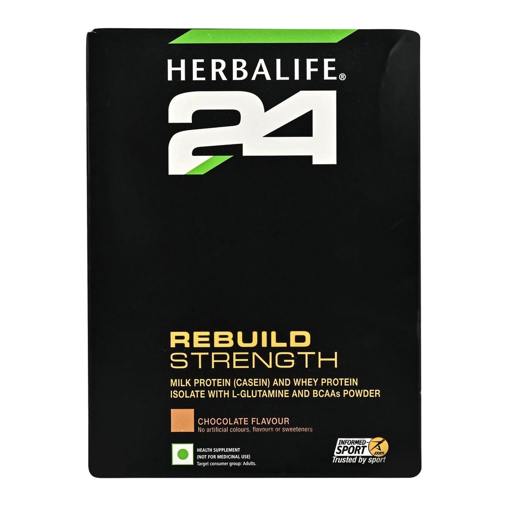 Herbalife Nutrition 24 Rebuild Strength Chocolate Powder,Pack of 500 gm