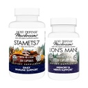 Host Defense Bundle with Stamets 7, 120 Count & Lion's Mane Capsules, 30 Count - Support Immune Health & Function - Support Brain Health, Memory & Focus*