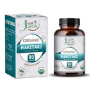 Just Jaivik Organic Haritaki (Terminalia Chebula) - 750mg (90 Tablets) | Dietary Supplements for Detoxification & Rejuvenation for Vata