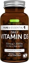 Igennus Daily Vitamina D3 2000iu, 50 mcg, Eticheta curata, 365 comprimate mici, 1 an de aprovizionare, Colecalciferol vegetarian Vitamina D Supliment
