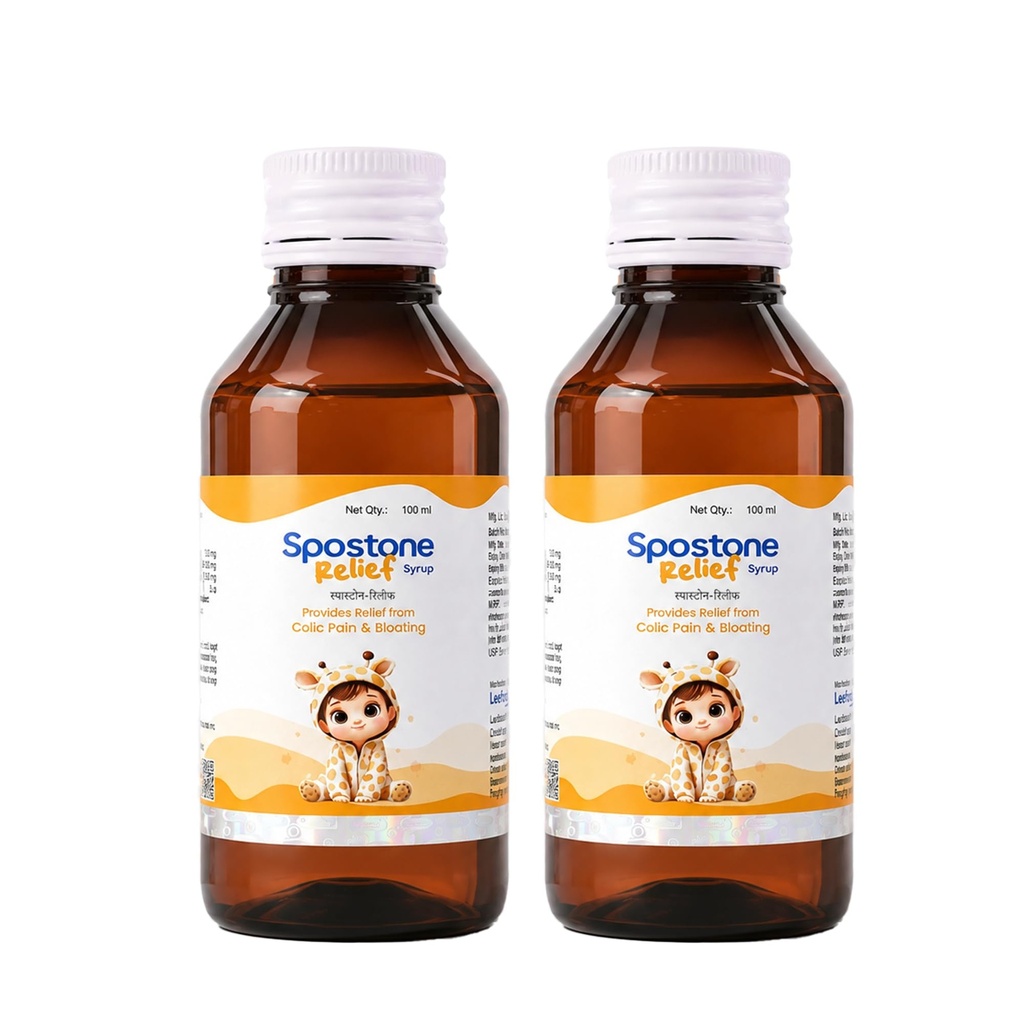Spastone Relief Ayurvedic Syrup for Kids or New Born Baby (1 Month+)