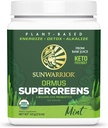 Organic Green Mill Superfood Complex ® 124; Organic Super Green Mill from Run Juice with Probiotics Moringa Leaf & Electrolyte Minerals ® 124; Vegan Non-GMO No Added Sugar (Mint, 45 Servings)