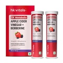 hk vitals Apple Cider Vinegar 750mg + Berberine 250mg, 30 Effervescent
