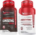 Herbtonics Koreya Panax Red Ginseng və Men Paket üçün Strengthtonic Testosteron Booster
