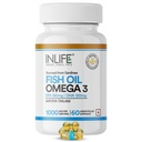 INLIFE Fish Oil Omega 3 Supplement 1000mg with EPA DHA, 60 Liquid Caps Pack