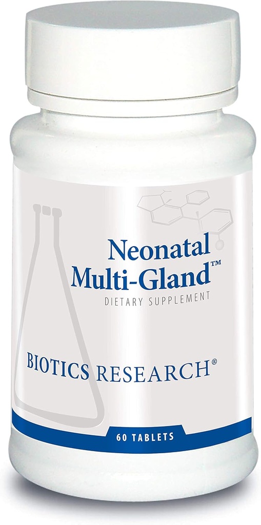 Biotics Research Neonatal Multi-GlandTM Mixed Organs and Glandul Concentrates, Broad Spectrum Therapy, Perna, Sydän, Haima, Munuaiset, Aivot Maksa, Lisämunuaiset, Thymus, Pituitary tai Hypotalamus 60 Tabs