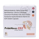PrideNova-CD3 Softgel Capsules | Calcium, Vitamin B6 & Vitamin D3 | Daily Nutritional | Pack of 10 Capsules