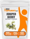 BulkSupplements.com Juniper Berry Extract Powder - από Juniper Berries, Juniper Berry Powder - Χωρίς γλουτένη, 500mg ανά Σερβίρισμα, 250g (8,8 oz) (Pack of 1)