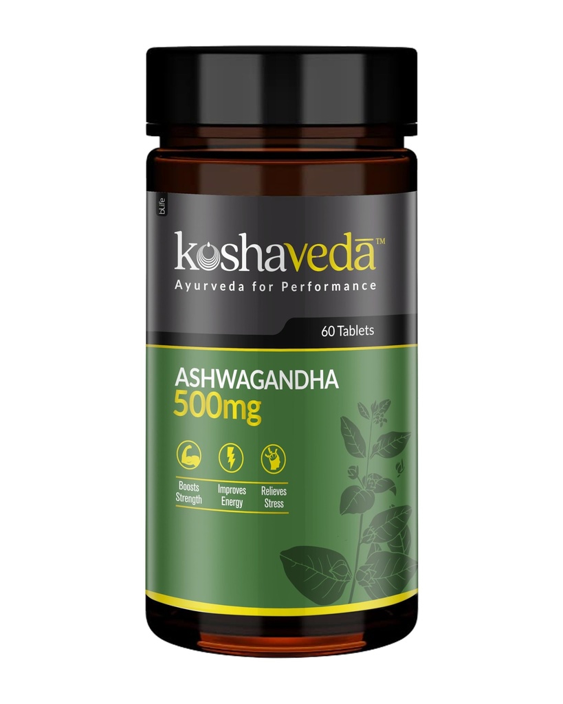 Koshaveda Ashwagandha 500mg, 60 Tablets