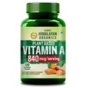 Vlado’s Himalayan Organics Plant-Based Vitamin A 840Mg Supplement | 120 Veg Capsule For Men And Women | NAtural Anti-Oxidant | Supports Healthy Eyesight, Night Vision And Eye Protection | Fights Age-Related Eye Decline
