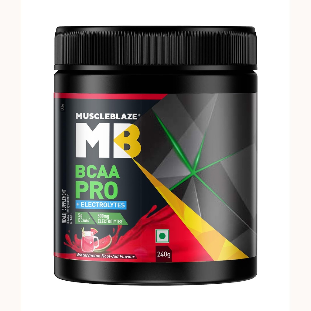 MuscleBlaze BCAA Pro Powder, Watermelon Kool Aid,240g