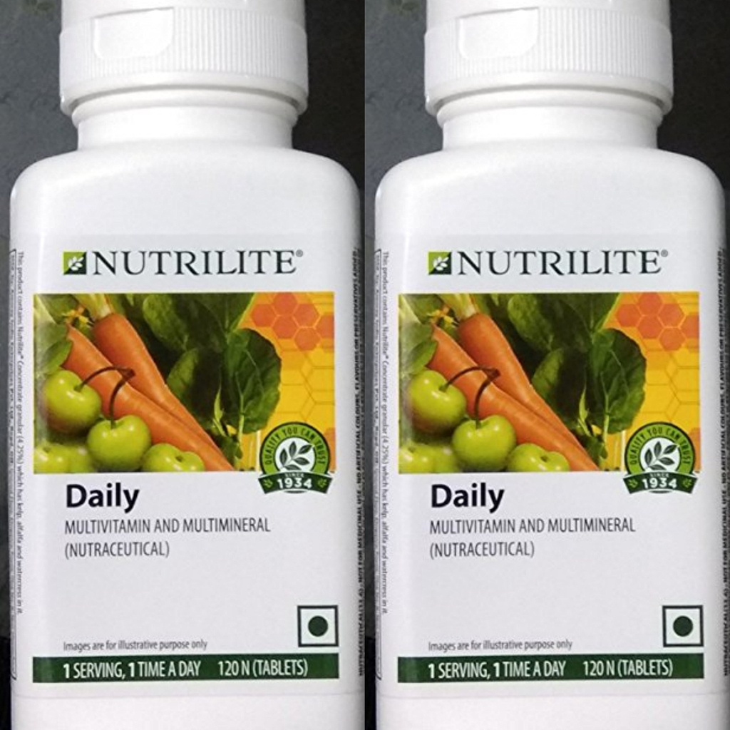 Amway Nutrilite Daily - 120 Tablets (Pack Of 2)