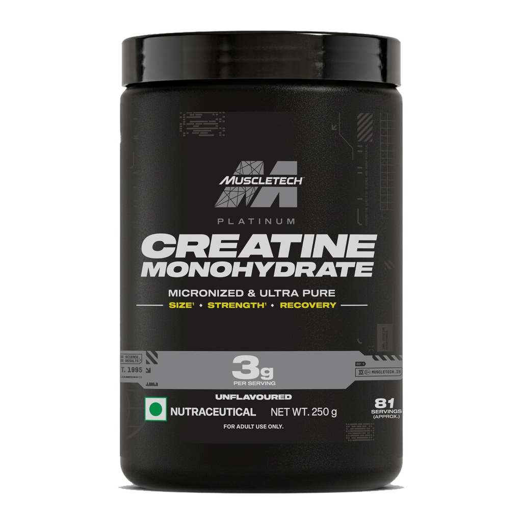 MuscleTech Platinum Creatine Micronized Powder | 81 Servings | Creatine Monohydrate | Supports Strength, Power & Muscle Recovery | MuscleTech Creatine